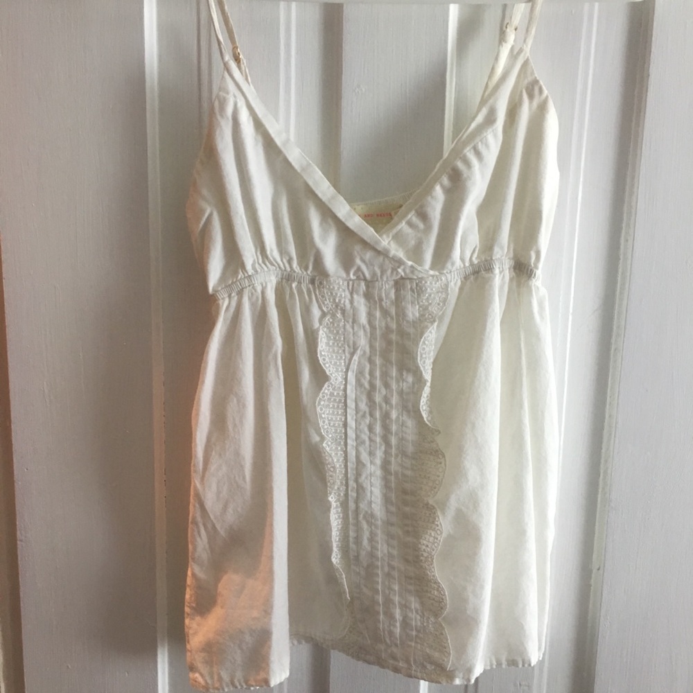 White lace top